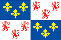 Flagge Fahne Picardie Premiumqualität