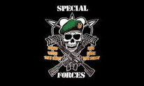 Flagge Fahne Pirat Special Forces  90x150 cm