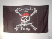 Flagge Fahne Pirat Surrender The Booty  90x150 cm