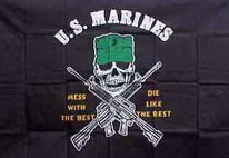 Flagge Fahne Pirat US MARINES  90x150 cm