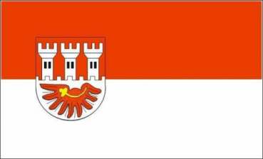 Tischflagge Porta Westfalica 10x15cm mit Ständer Tischfahne Miniflagge