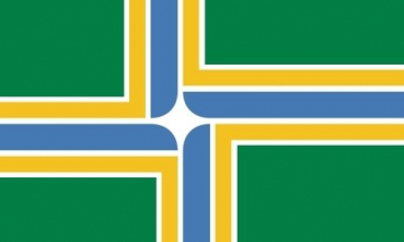 Tischflagge Portland 10x15cm mit Ständer Tischfahne Miniflagge