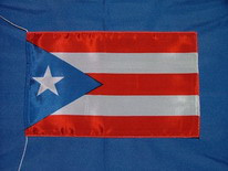 Tischflagge Puerto Rico