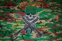 Flagge Fahne Ranger Camouflage