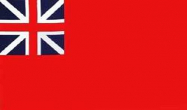 Tischflagge Red Ensing 10x15cm mit Ständer Tischfahne Miniflagge