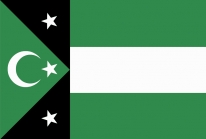 Flagge Fahne Gumuljina Westthrakien Digitaldruck