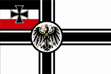 Tischflagge Reichskriegsflagge Kaiserreich 10x15cm mit Ständer Tischfahne Miniflagge
