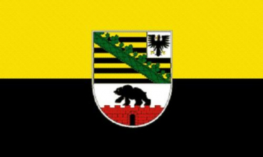 Tischflagge Sachsen Anhalt 10x15cm mit Ständer Tischfahne Miniflagge