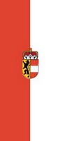 Bannerfahne Salzburg mit Wappen Premiumqualität
