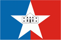 Flagge Fahne San Antonio City (Texas) Premiumqualität