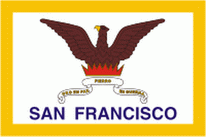 Flagge Fahne San Francisco City Premiumqualität