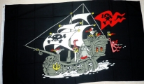 Flagge Fahne Piraten Schiff Schwarz
