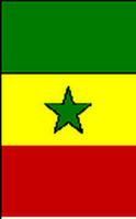 Flagge Fahne Hochformat Senegal