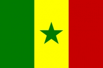 Autoaufkleber Senegal 8 x 5 cm Aufkleber