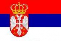 Autoaufkleber Serbien mit Wappen 8 x 5 cm Aufkleber
