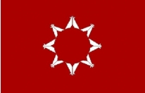 Flagge Fahne Sioux Oglagla Rot Indianer