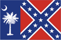 Flagge Fahne South Carolina Battle Flag 1861-1865 Premiumqualität