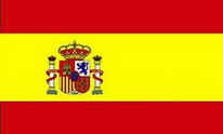 Boots / Motorradflagge Spanien