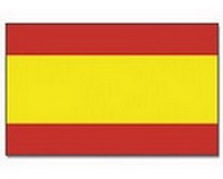 Boots / Motorradflagge Spanien ohne Wappen