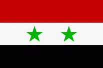 Boots / Motorradflagge Syrien