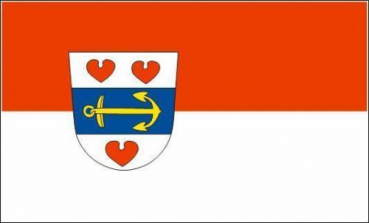 Tischflagge Tecklenburg 10x15cm mit Ständer Tischfahne Miniflagge