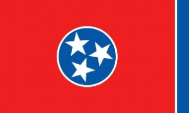 Tischflagge Tennessee 10x15cm mit Ständer Tischfahne Miniflagge