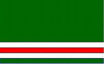 Flagge Fahne Tschetschenien alt