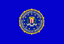 Flagge Fahne FBI USA Polizei Police Geheimdienst Federal Bureau of Investigation