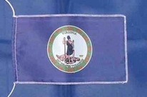 Tischflagge Virginia
