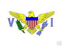 Flagge Fahne Virgin Islands Jungfern Inseln USA 90x150 cm