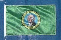 Tischflagge Washington