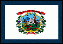 Flagge Fahne West Virginia 90x150 cm