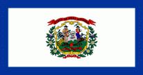 Flagge Fahne West Virginia Premiumqualität