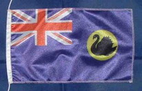 Tischflagge Westaustralien