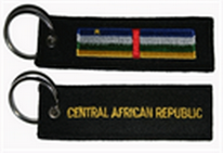 Schlüsselanhänger Zentral-Afrikanische-Republik