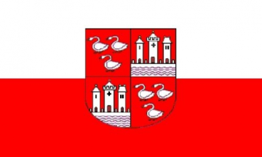 Tischflagge Zwickau 10x15cm mit Ständer Tischfahne Miniflagge