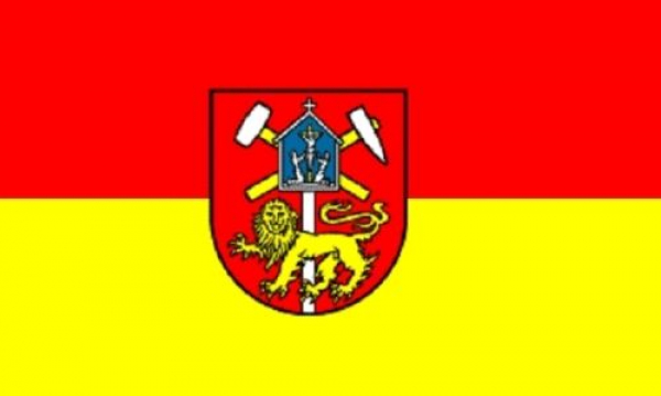 Tischflagge Clausthal Zellerfeld 10x15cm mit Ständer Tischfahne Miniflagge