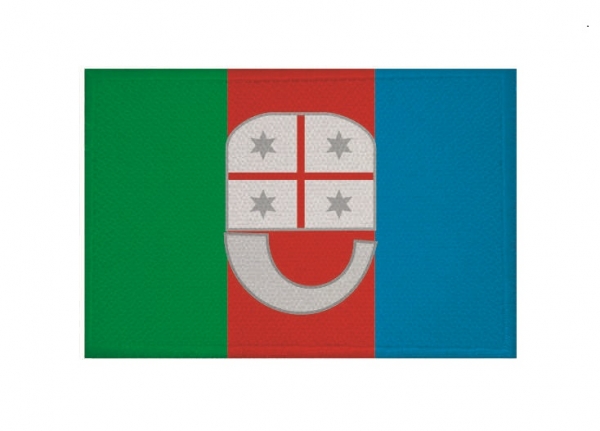 Aufnäher Patch Ligurien Aufbügler Fahne Flagge