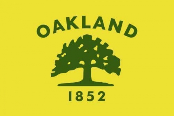 Flagge Fahne Oakland Kalifornien 90x60 cm *P