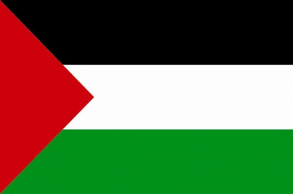 Tischflagge Palästina 10x15cm mit Ständer Tischfahne Miniflagge